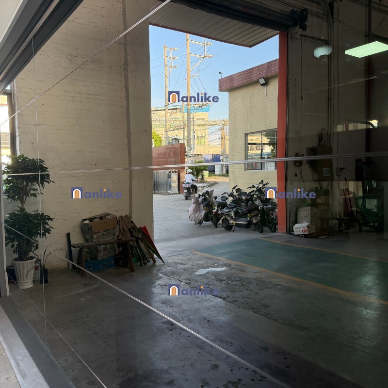 Black Tempered Glass Garage Door