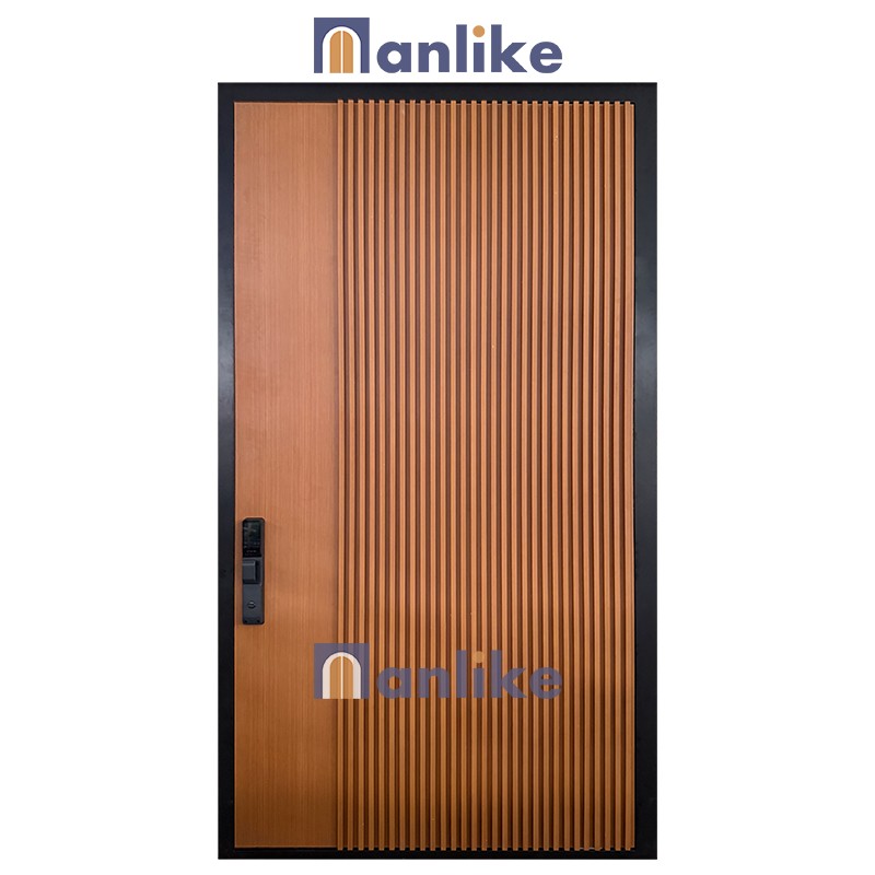 Australia wooden Look batten aluminum door