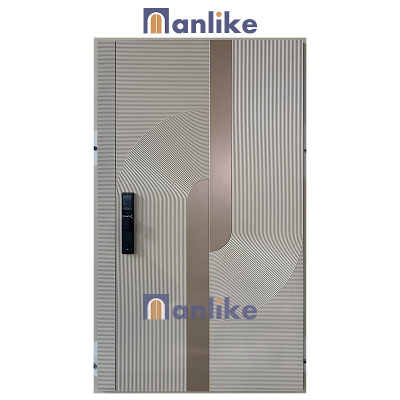 Anlike luxury carved full aluminium entrance door,